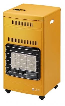 STUFA A GAS COLORE GIALLO