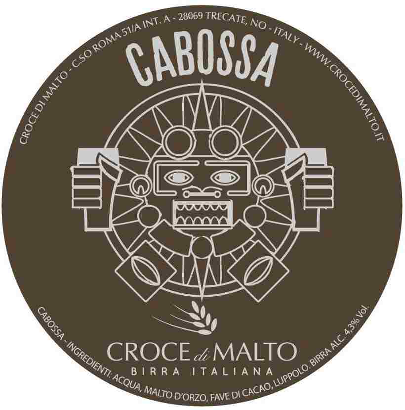 Linea 8 CROCE DI MALTO - Cabossa (Stout alle fave di cacao) 4,3%
