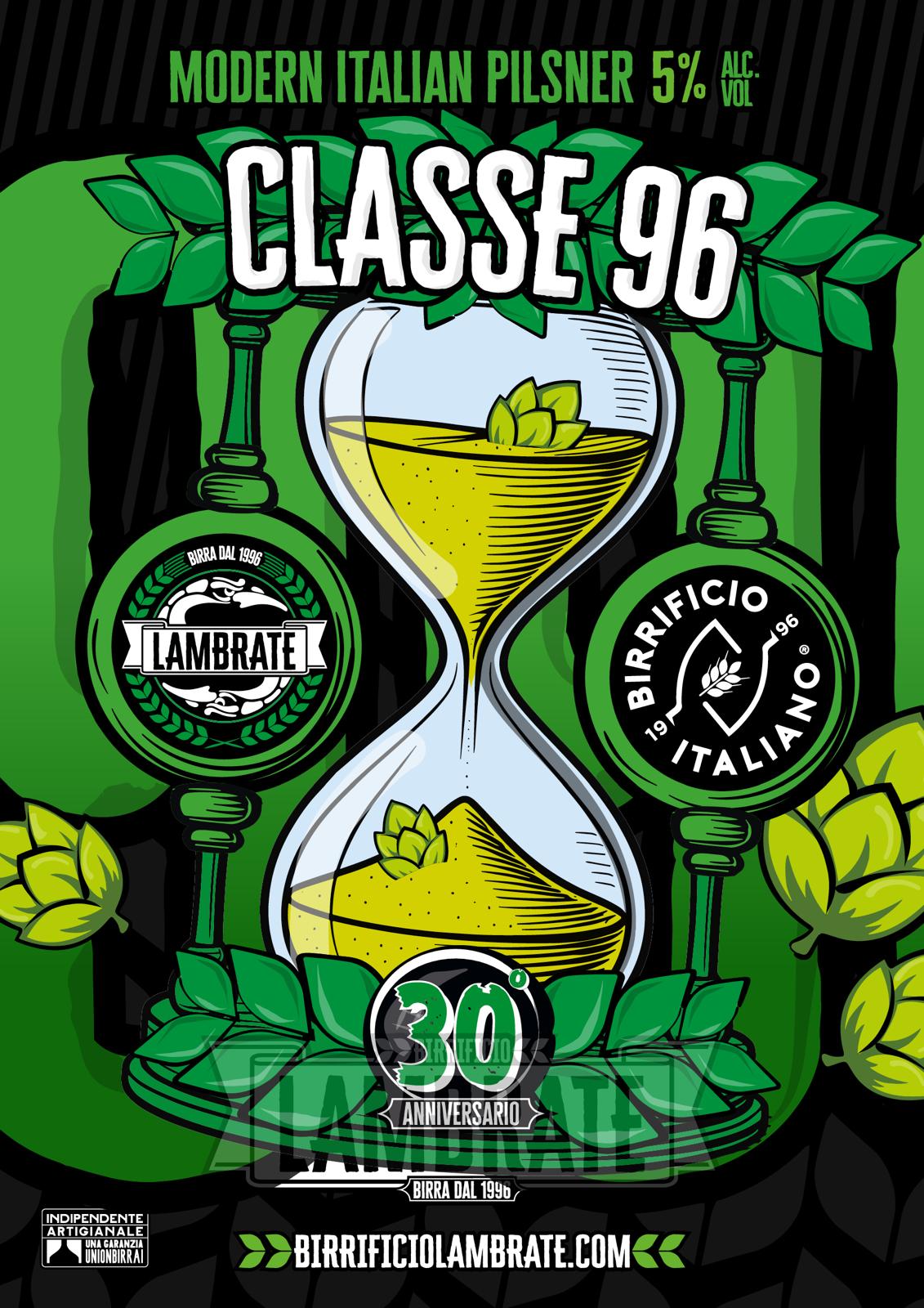 Linea 4 LAMBRATE + BIRRIFICIO ITALIANO - Classe 96 (Modern Italian Pilsner) 5%