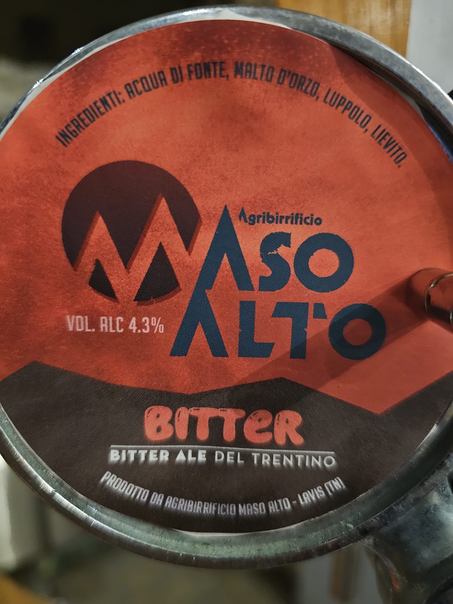 Linea 1 MASO ALTO - Bitter del Trentino (Bitter) 4,2%