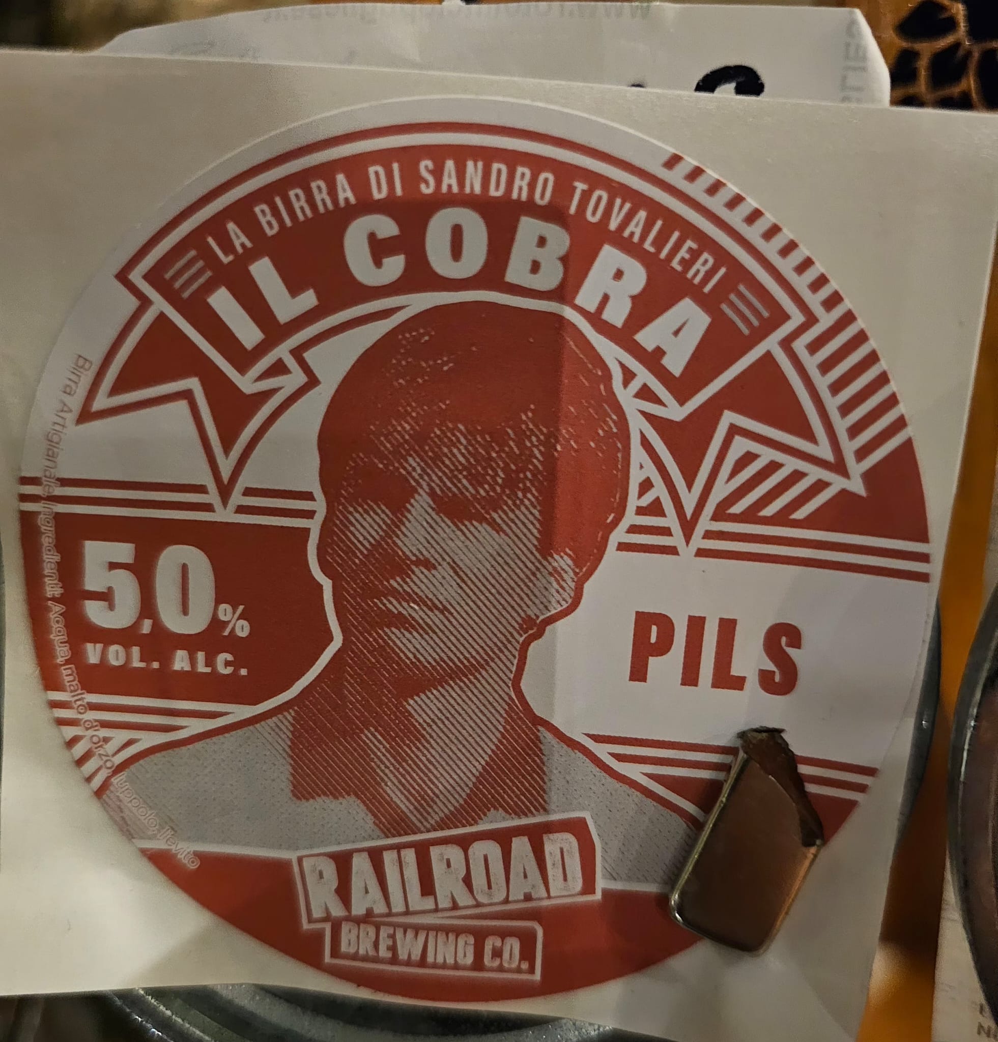 Linea 5 RAILROAD BREWING CO. - Il Cobra (Pils) 5%